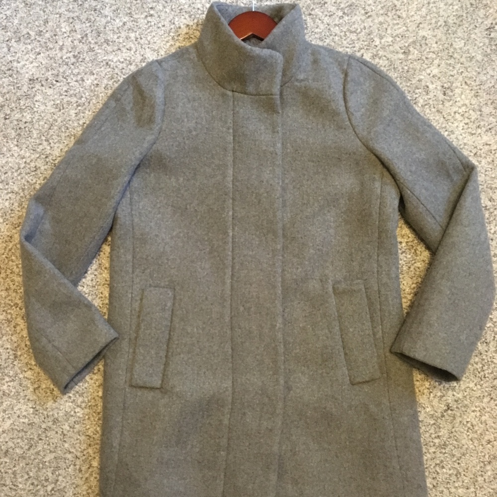 J Crew Mercantile Classic Cocoon Wool Coat